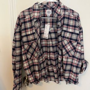 Urban Outfitters Cropped Flannel